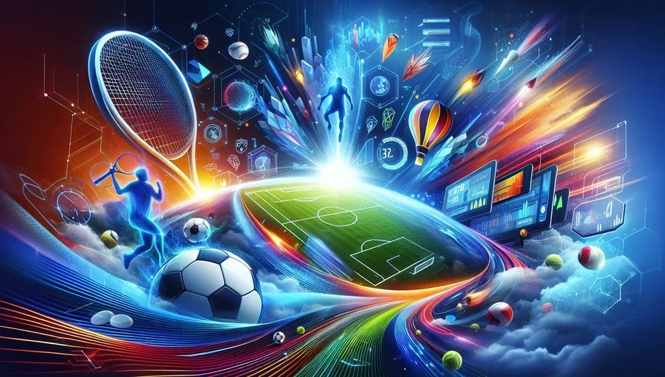Tampilan suasana pertandingan olahraga untuk kategori BOLA07